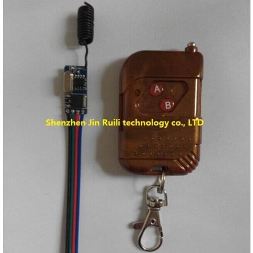 DC 3.7V 4.5V 5V 6V 7.4V 9V 12V Mini Small Volume RF Remote Control Switch Transmitter System Momentary Toggle Latced Learning