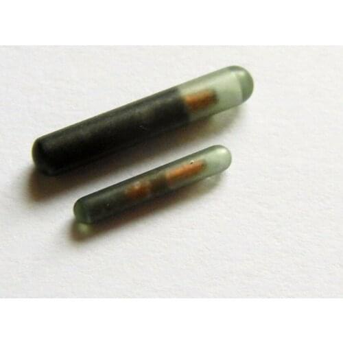 Size 1.4x8mm RFID Animal glass tag 134.2KHz ISO11784 / 11785 FDX-B Animal Glass RFID Tag Read and Write EM4305 Chip