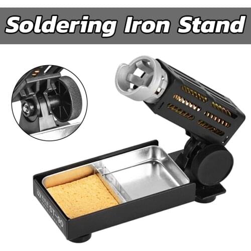 Hot Sale Adjustable Soldering Iron Stand Holder Station Elevation Angle with 1 Cleaning Sponge