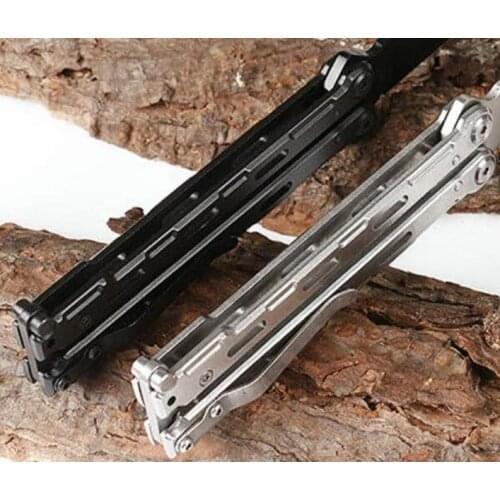 JL02 Quartermaster Butterfly Knife Trainer Knife 5CR15MOV Blade Hunting Jilt Knife Folding Pocket Knife EDC Knives