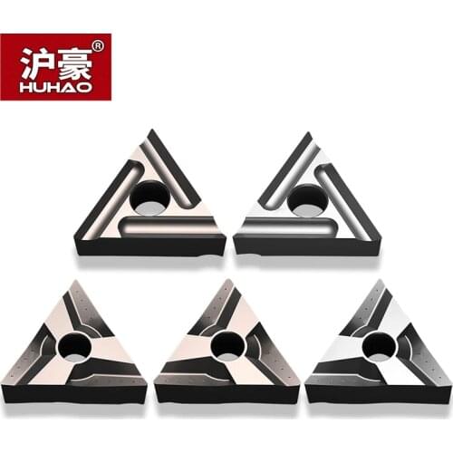 HUHAO 1 pc Triangle CNC Insert TNMG160404 Outer Round Cutter Head Lathe Ceramic Blade For Stainless Steel Turning Tool