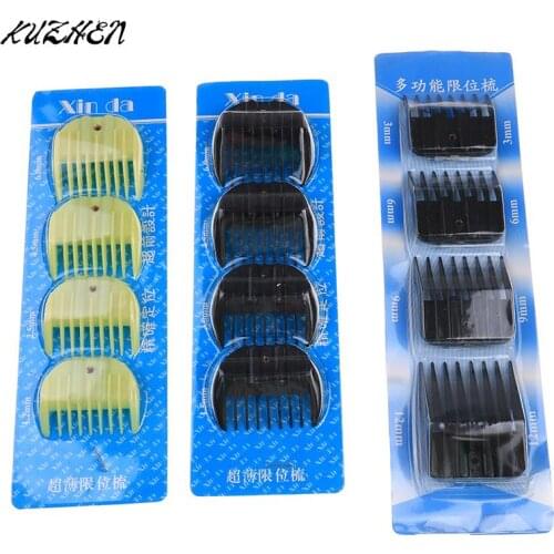 2/3/4Pcs Universal Hair Clipper Limit Comb Replacement Guide Attachment Size Barber