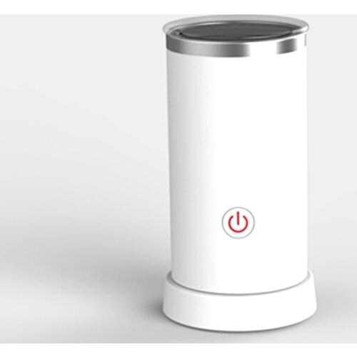 240ml EU Standard Stainless Steel Electric Milk Frother Automatic Hot & Cold Milk Frother Warmer for Latte Foam Maker for Coffee