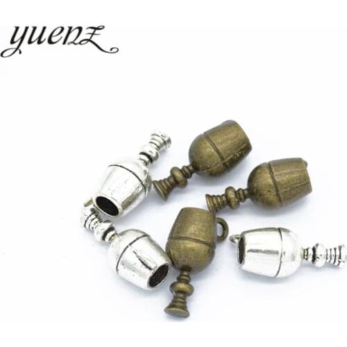 YuenZ 10 pcs Metal Wine glass Charms Pendants Antique Jewelry Making DIY Handmade Craft 20*12mm J302