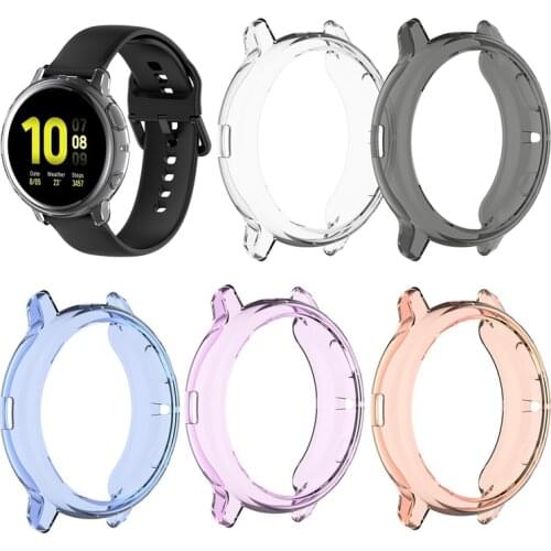 Soft Crystal Clear Protector Case Cover for Samsung Galaxy Active 2 40mm 44mm Smart watch accessories Active2 Shell
