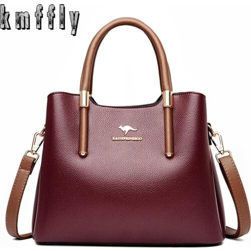 2021 Designer High Quality Leather Crossbody Tote Bags for Women New Luxry Handbags Female Simple Shoulder Bag Purse and Handbag