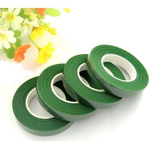 30 Yard 12MM Florist Floral Stem Tape Corsages Buttonhole Artificial Flower Stamen Wrap DIY Craft Accessories 1 Roll
