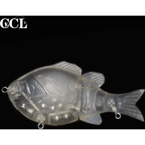 CCLTBA 10pcs/lot Unpainted Bulegill Lures 9cm 22.5g Blank Crank Bait Sinking Wobblers Fishing Tackle