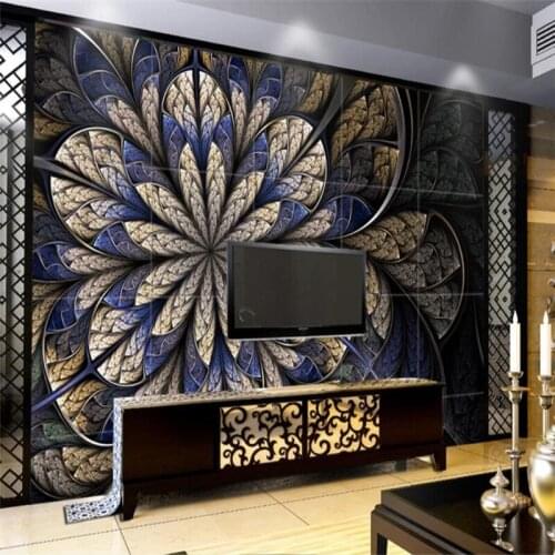 European embossed peony TV background wall professional production mural wholesale wallpaper mural poster photo wall