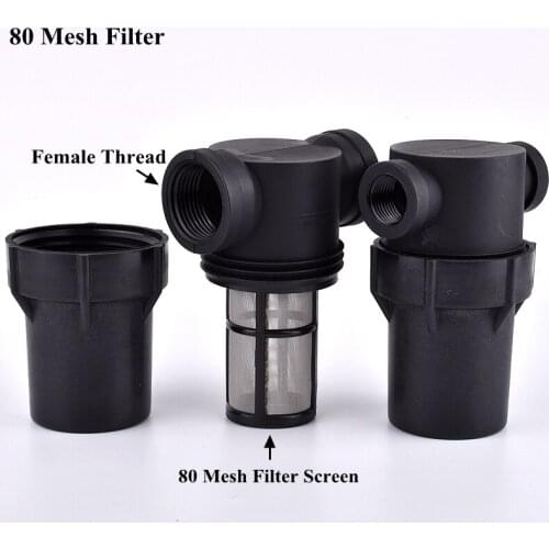1/2 3/4 1 Inch Aquarium Fish Tank Water Pump Filter Garden Water Filter Watering Irrigation Filter 10~80 Mesh Strainer Screen