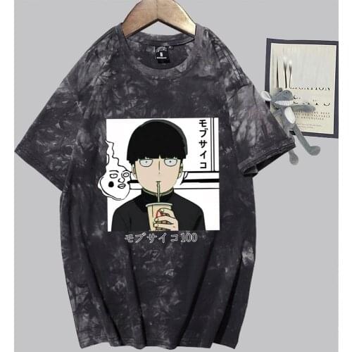 Mob Psycho 100 Cute Anime Womens T Shirt Hip Hop Harajuku Casual T-Shirt