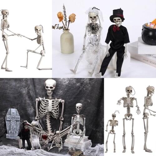 Halloween Decoration Props Horror Simulation Human Couple Skeleton Skeleton Halloween Party Decoration Haunted House Prop