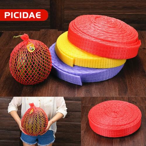 Foam Net sleeve Set Pocket Long Roll Shockproof Protection Packing Fruit Vegetable Kiwi Cauliflower Orange Cantaloupe Egg Mango