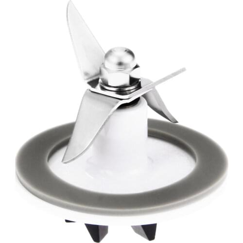 2pcs/set Replacement Blade Cutter with Rubber Gasket Part Fit for Cuisinart Blender White Kitchen Blender Parts