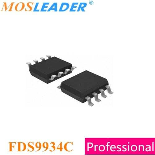 Mosleader FDS9934C SOP8 100PCS 1000PCS FDS9934 Original Dual N & P Channel 20V 6.5A 5A High quality
