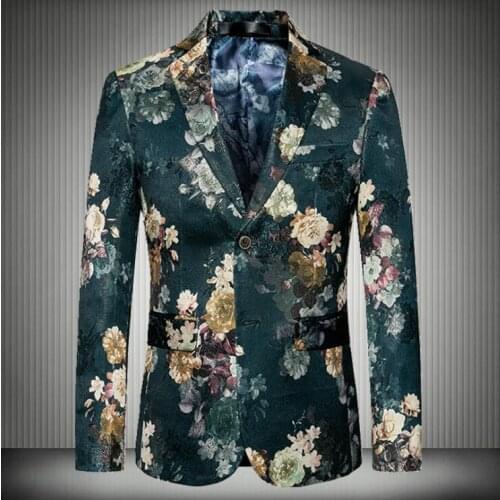 Chinese style jacket men embroidered blazer masculino slim fit casaco jaqueta masculina Single-breasted coats mens casual suits