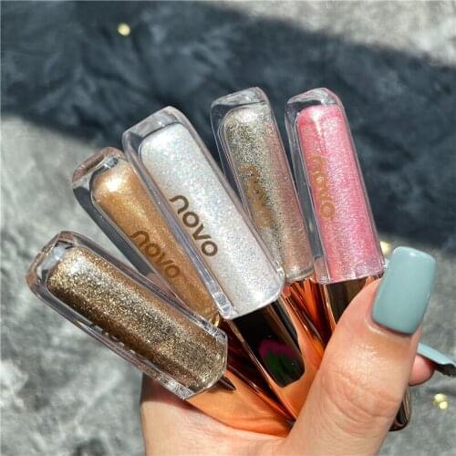 NEW Liquid Eyeshadow Metallic Diamond Shiny Eye Liner Pen Eyeshadow Palette Long lasting Shimmer Pigmented Cosmetic