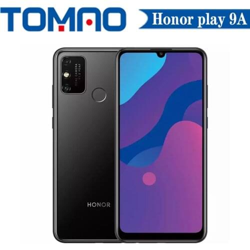 Original New Honor Play 9A Smartphone Honor 9A Play 5000mAh Big Battery MT6765 4GB RAM 64GB 128GB ROM 13MP Rear Dual Cameras