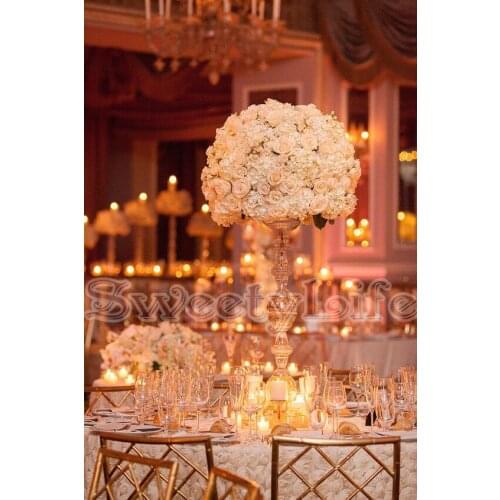 Wedding Decoration Crystal Flower Vase Flower Stand Table Centerpiece