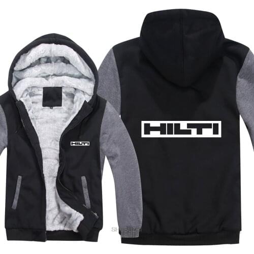 Winter Hilti Machine Hoodies Jacket Fashion Pullover Man Coat Wool Liner Fleece Hilti Tools Sweatshirts Coat