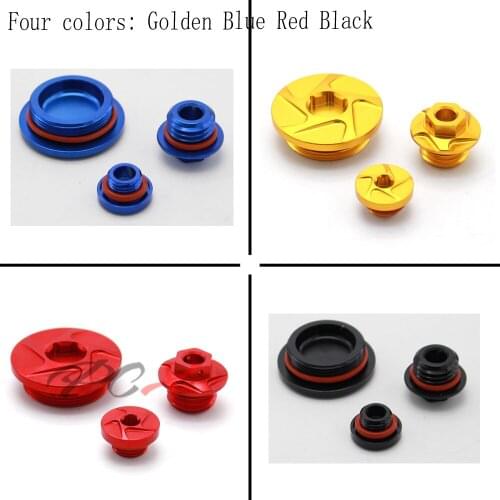 Billet Engine Timing Oil Plug Set For Yamaha YZ250FX 2015-2016 WR250F 2015 Dirt Bike Enduro Motorcycle