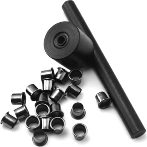 1Set Tools+100Pcs Rivets Nail Installation Tools with Silver Brass Nails