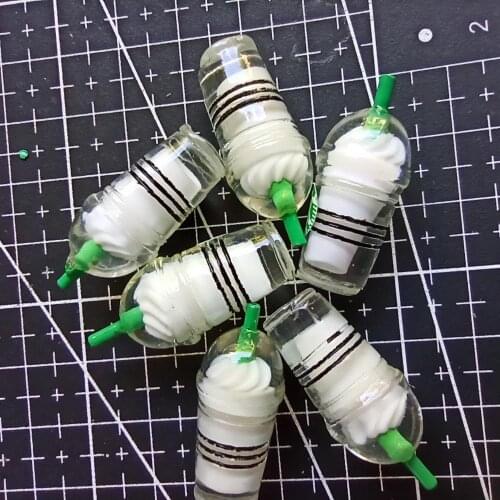 1pcs/lot resin solid white Icecream 26mm fairy garden gnome moss terrarium crafts bonsai home decor for DIY A032-6