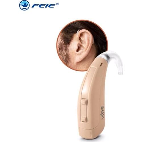 Feie Vibe P4 Mini Digital Hearing Aid Sound Amplifiers Wireless Ear Aids for Elderly Moderate to Severe Loss Drop Shipping