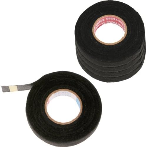 5 Rolls Adhesive Cloth Fabric Tape Cable Looms Wiring Harness For Car Auto