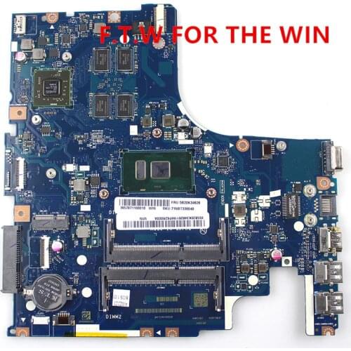 5B20K34588 For Lenovo motherboard R7 M360 2G DDR3 500-15ISK laptop motherboard CPU i3 6100U AIWZ2/AIWZ3 LA-C851P 100%WORK