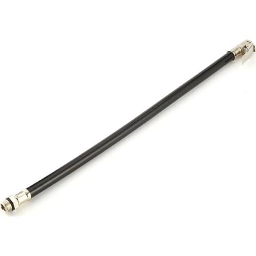 Car Tire Inflator Hose Car Auto Male Threaded Rubber Tube Self-locking Chuck Car Tire Pressure Meter Air Inflator Hose