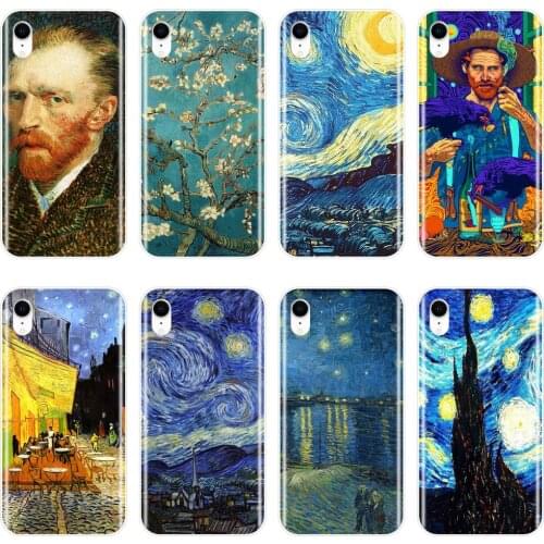 Van Gogh Art Phone Case For iPhone X XR XS MAX 8 7 6S 6 S Soft Silicone Back Cover For Apple iPhone 8 7 6S 6 S Plus Case