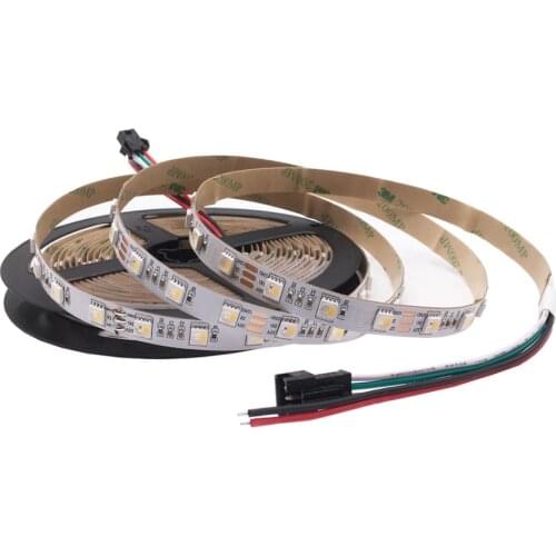 DC12V SK6812 5050SMD RGBW (Similar WS2812b) 4 in 1 60Leds/Pisxels/m; 3LED Addressable Led Strip IP30/IP65/IP67