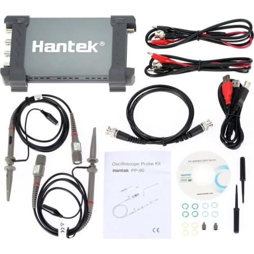 Hantek 6104BD 4-channel USB PC digital handheld oscilloscope 100MHz oscilloscope 1GSa / car detector