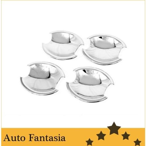 Chrome trim strips car accessories chrome door handle bowl cover - for Nissan Tiida / Versa / Latio 05-11- free shipping