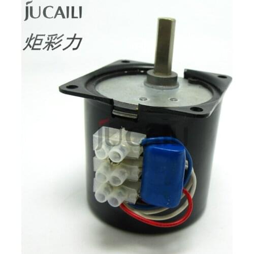 Jucaili 1pc Mutoh VJ1604 RJ900 roll motor for Wit-color Smart Allwin Xuli Aifa X-Roland paper reel take up system motor