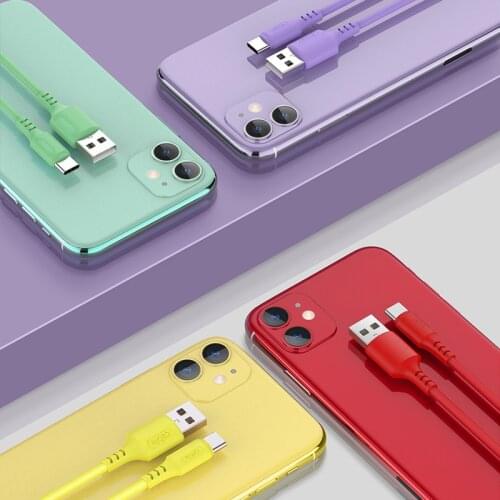 Micro USB Cable 1m 3A Fast Charging Data Cable For XiaoMi redmi 4X Samsung s7 Huawei Android Liquid Silicone Microusb Charger