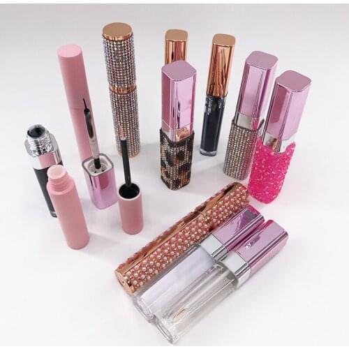 Custom Logo Eyelash Glue Black Diamond Glue Tube Latex Free Eyelash Glue for False Eye Lashes