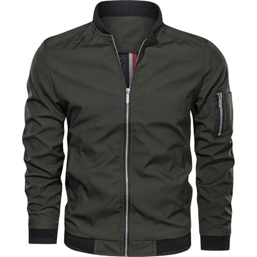 Bomber jacket mens Jacket Men Casual Male Streetwear Mens Jackets and Coats Mens Bomber Jacket Simple British Style Man Coat