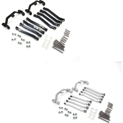 Metal Chassis Pull Rods Drag Link Suspension Link Mount for MN D90 D91 D99 MN90 MN99S 1/12 RC Car Upgrade Parts