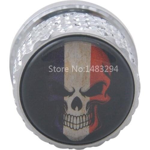 Motorcycle Universal France Flag Skull Rear Seat Bolt Screw Nut Fits For Harley Sportster 1200 883 Wide Glide