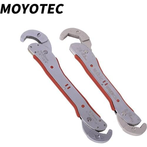 MOYOTEC Double Head Magic Wrench Universal Adjustable Key Multi Function Pipe Torque Spanner Hand Tool