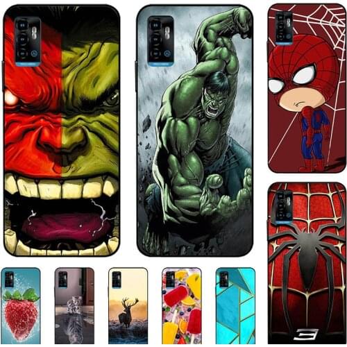 Soft Case For ZTE Blade A71 BLade 11 Prime Phone Cover Cartoon Fundas Super Hero Coque Bumber Cat Shell