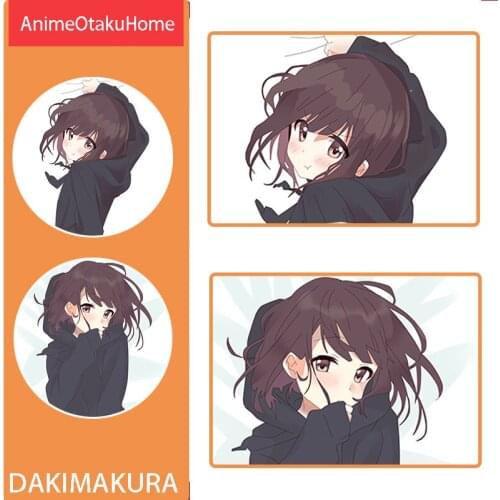 Anime NanaseKurumi Sexy Lovely Girl Throw Pillow Cover Hugging Body Pillowcase Otaku Bedding Decoration Dakimakura Pillow Case