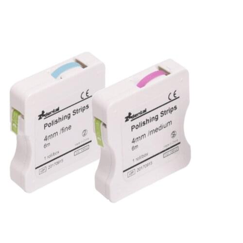 Dental Polishing Strip Color Roll Type Thick and Fine Polishing Tool Teeth Whitening Material