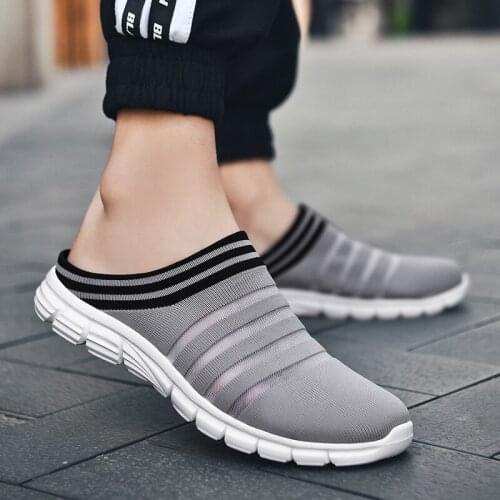 Summer Shoes Women Flats Breathable Mens Slippers Outdoor Walking Casual Shoes Men Flat Sandals Light Ladies Sandalias