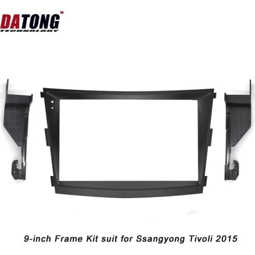 9'' Android Navigation Frame Kit for Ssangyong Tivoli 2015 Head Unit Frame Car Radio Part Android Auto