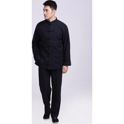 Shanghai Story Chinese traditional men clothing traditional chinese kungfu Jacket For Men 2 Color