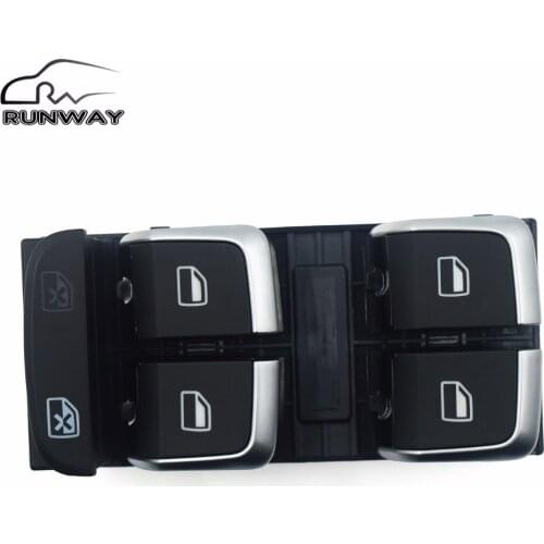 High Quality FOR AUDI A4 Q3 Q5 2007- Master Side Power Electric Window Control Switch Button 8K0 959 851A 8U0 959 851