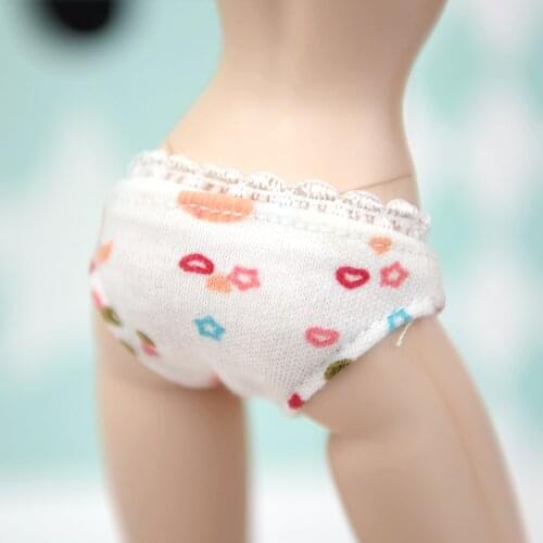 1/6 bjd Panties for barbie Doll blyth Clothes briefs Accessories ropa boneca knickers lalka vestiti baby toy 1 pcs vetement pink